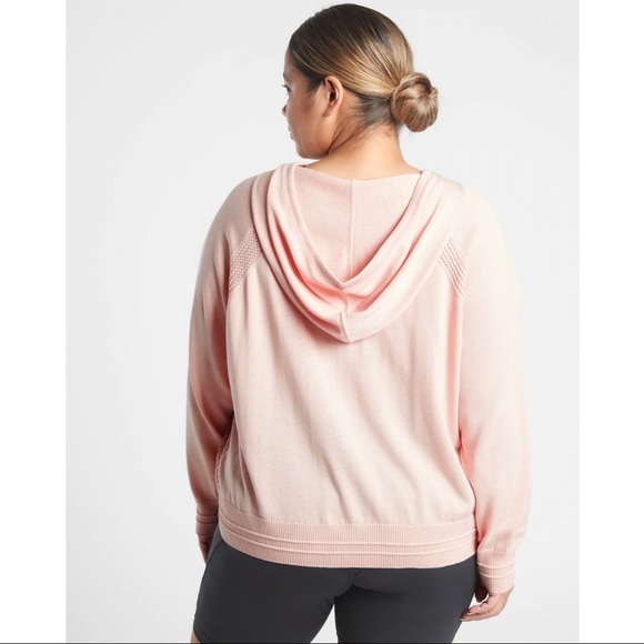 Athleta Evergreen Hoodie Sweater NWT SZ 1X - Picture 2 of 8